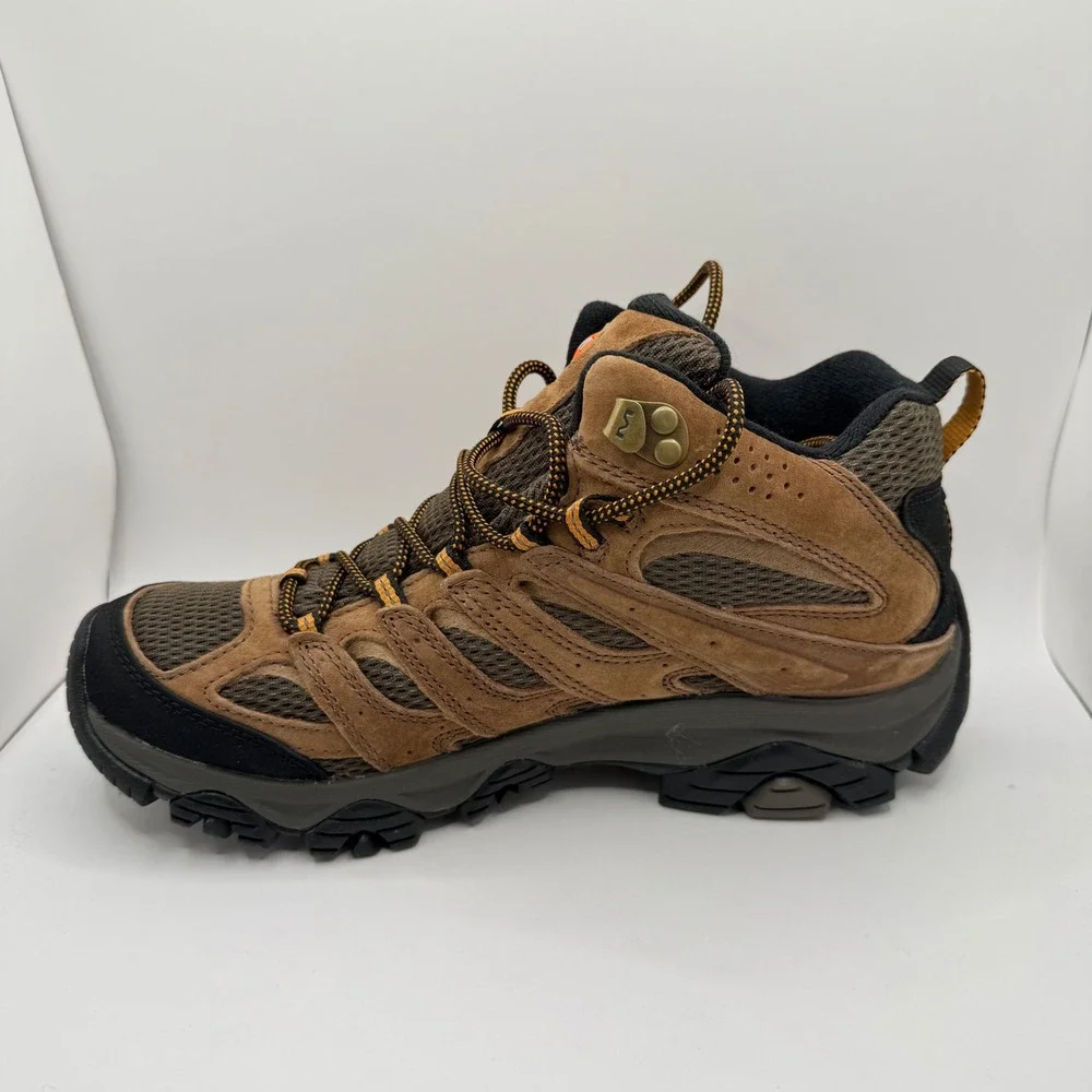 Merrell Moab 3 Mid Waterproof Mens Hiking Boots Brown Earth J035839 Size 8.5